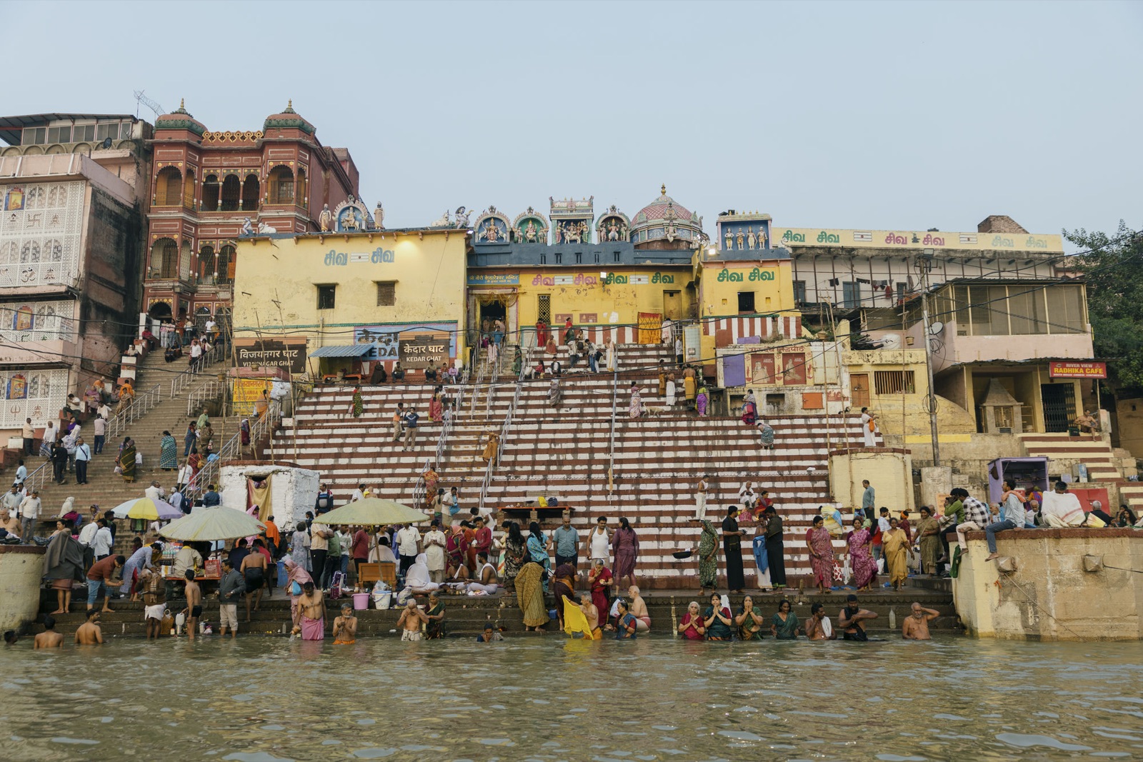 Morning at Kedar Ghat, Varanasi